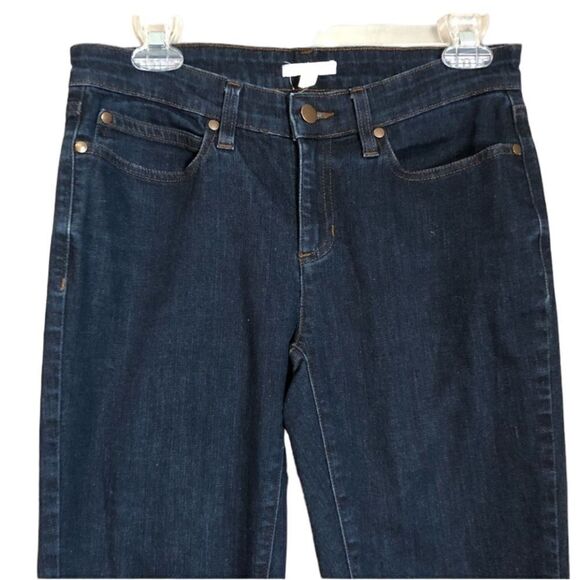 Eileen Fisher dark wash skinny jeans‎ - Picture 2 of 9